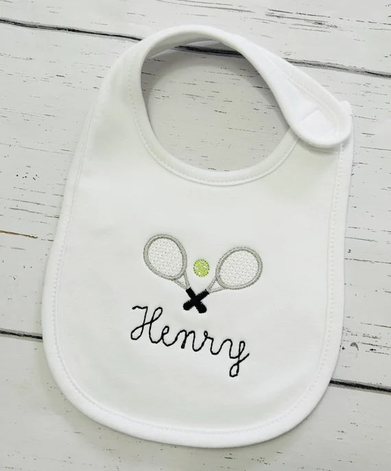 Tennis Lover Baby Bib