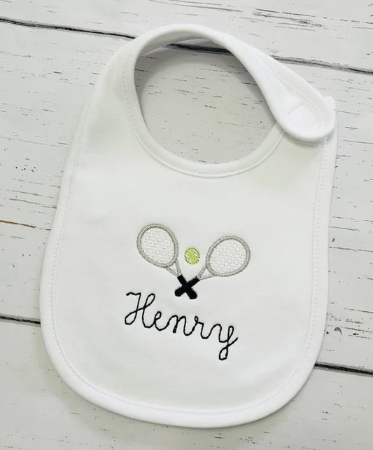 Tennis Lover Baby Bib
